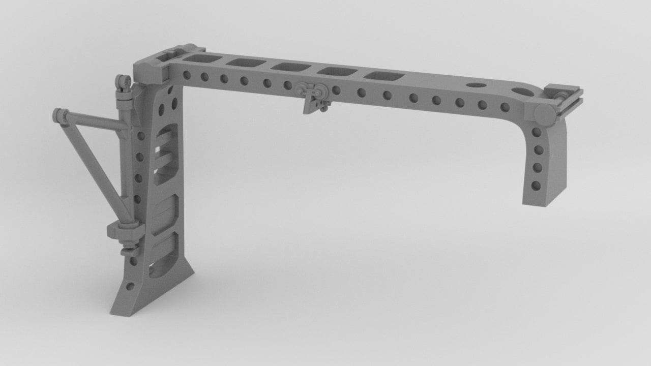 1/200 IJN Kagero Aft Torpedo Crane Port - distefan 3d print