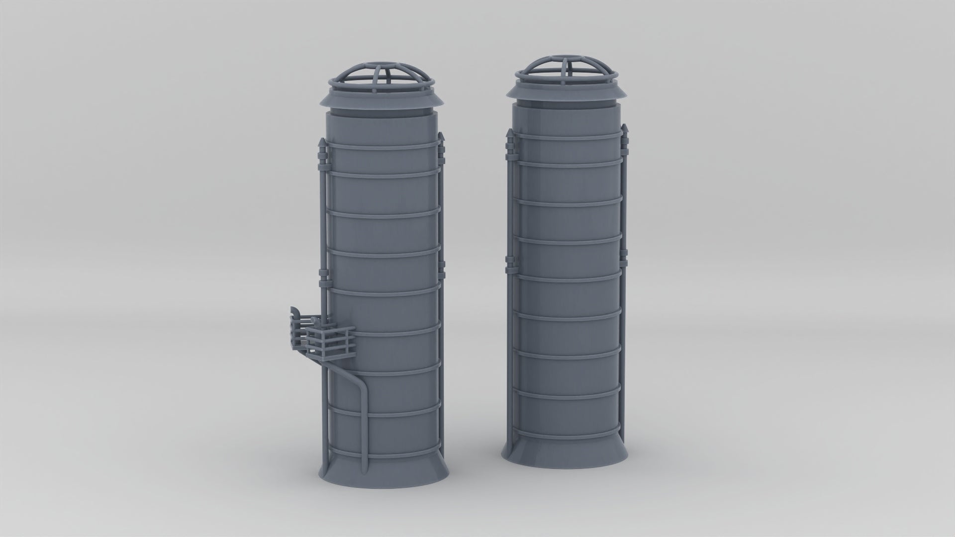1/200 IJN Mikasa 1902 Funnel Set (2pcs) - distefan 3d print