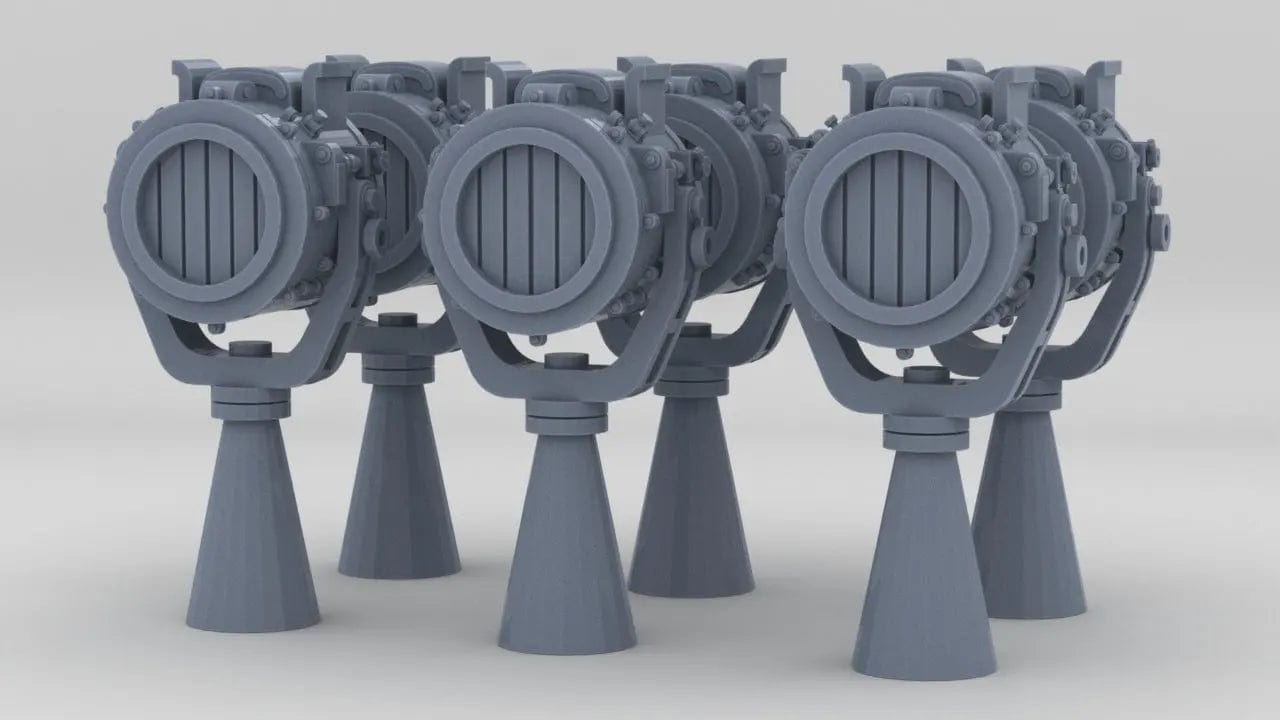 1/200 IJN Signal Lamp 30cm Set (6pcs) - distefan 3d print