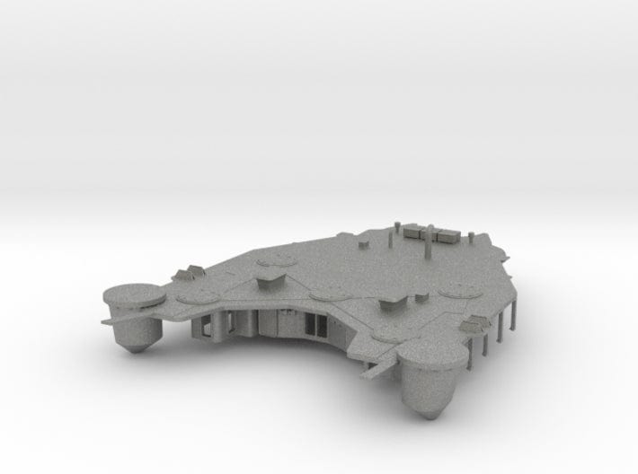 1/200 IJN Takao Structure Aft Deck 1 - distefan 3d print