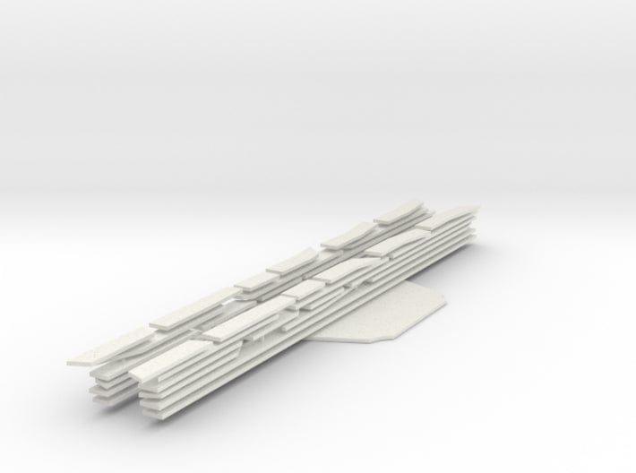 1/200 IJN Yamato Aft Tread Plates SET - distefan 3d print