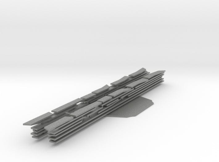 1/200 IJN Yamato Aft Tread Plates SET - distefan 3d print