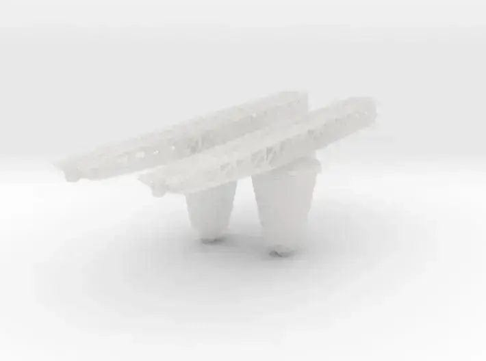 1/200 IJN Yamato catapult with base set 4pcs - distefan 3d print