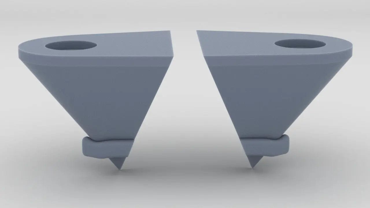 1/200 IJN Yamato Deck 1 Rangefinder Forward Position Set (2pcs) - distefan 3d print