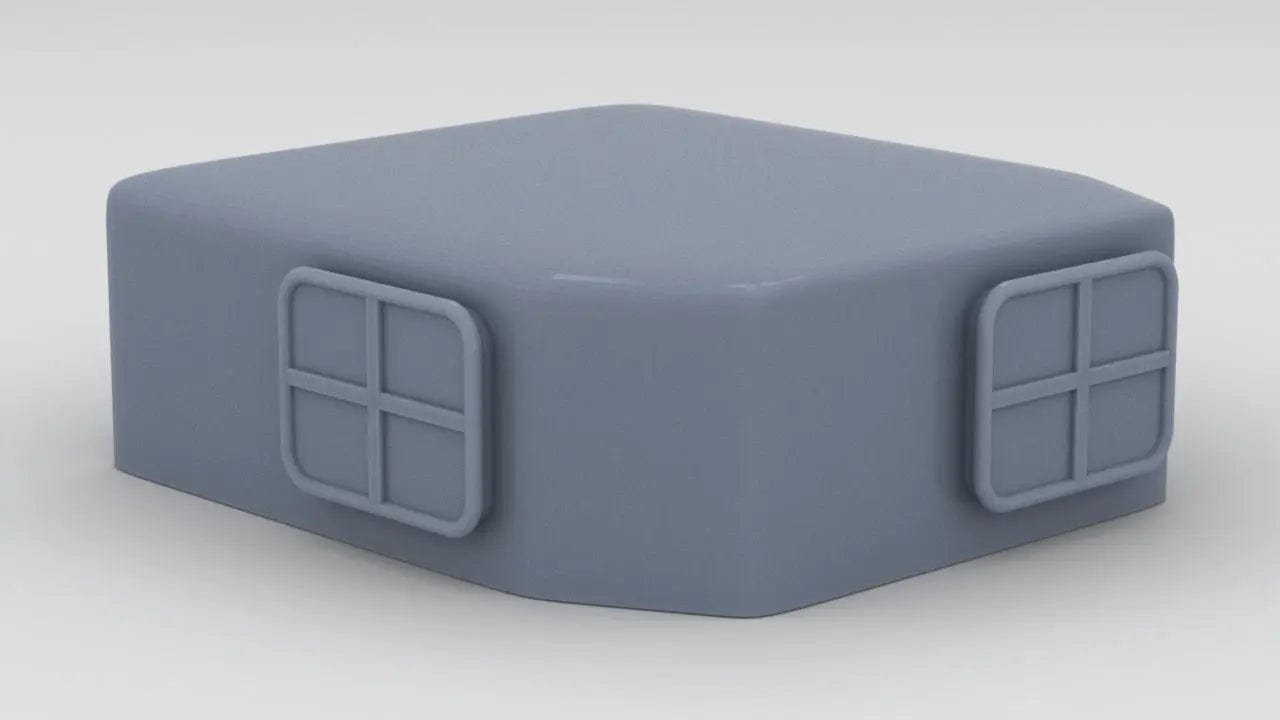 1/200 IJN Yamato Forward Deck Ventilator - distefan 3d print