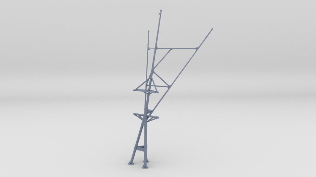 1/200 IJN Yamato Main Mast - distefan 3d print