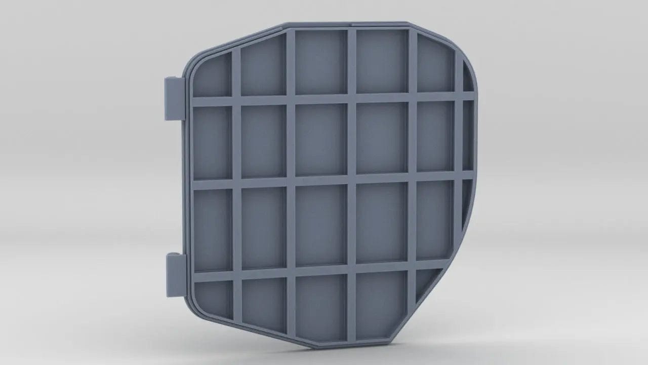 1/200 IJN Yamato Outer Boat Hanger Door Closed - distefan 3d print