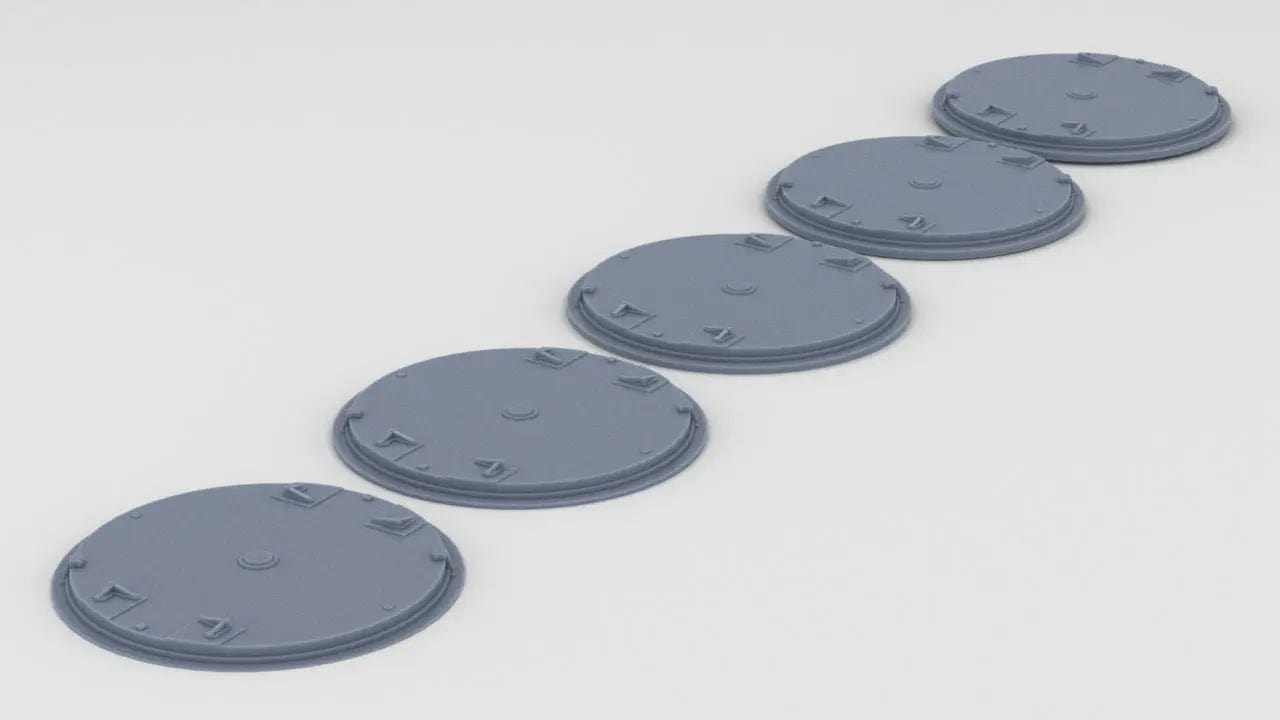 1/200 IJN Yamato Turntable Set (5pcs) - distefan 3d print
