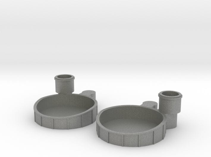 1/200 Richelieu forward 40mm tubs 1 set - distefan 3d print