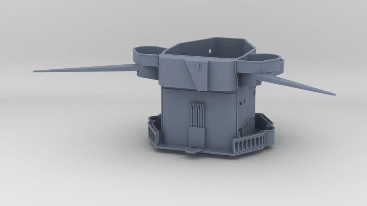 1/200 Richelieu Forward Deck 4 Bridge - distefan 3d print