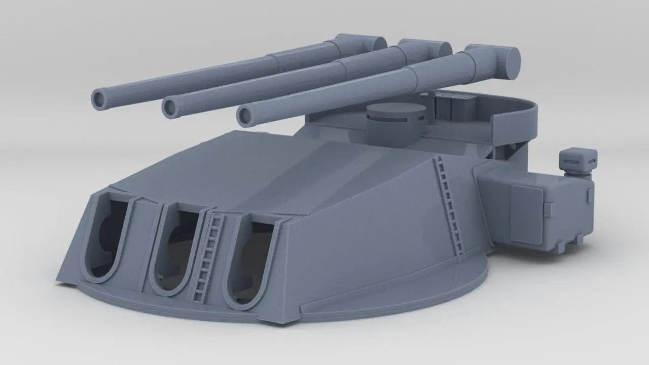 1/200 Roma 381mm/50 Triple Turret B Set - distefan 3d print