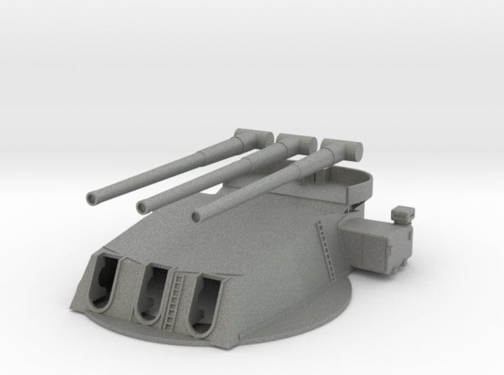 1/200 Roma 381mm/50 triple turret X set - distefan 3d print