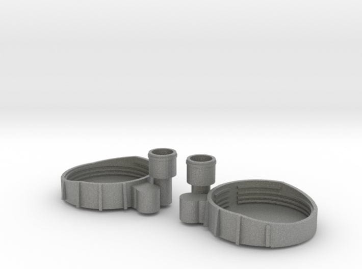 1/200 US Iowa deck 1 tubs for 40mm Bofors forward - distefan 3d print