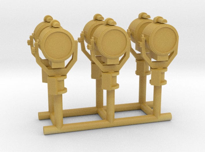 1/200 USN 24 inch Searchlight Set x6 - distefan 3d print