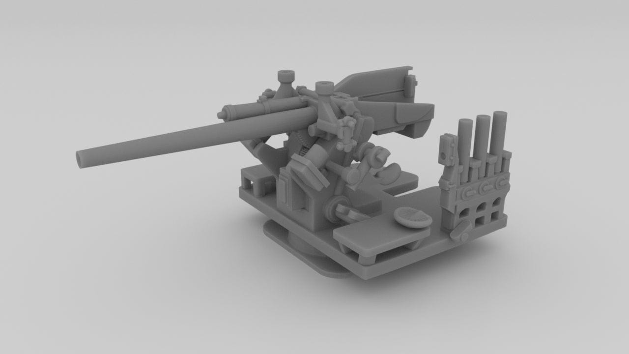 1/200 USN 5 inch 25 (12.7 cm) AA Mount - distefan 3d print