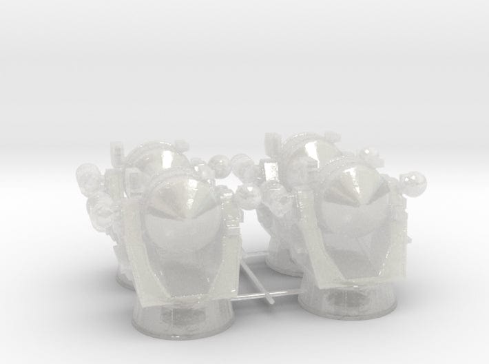 1/200 USN AN-SPG 55B set 4pcs - distefan 3d print