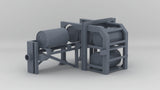 1/200 USN Depth Charge Thrower Rack Starboard Loaded