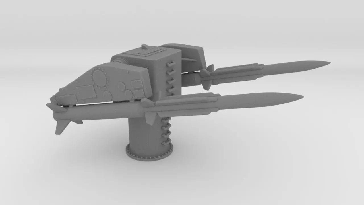 1/200 USN MK10 Terrier Missile Launcher - distefan 3d print