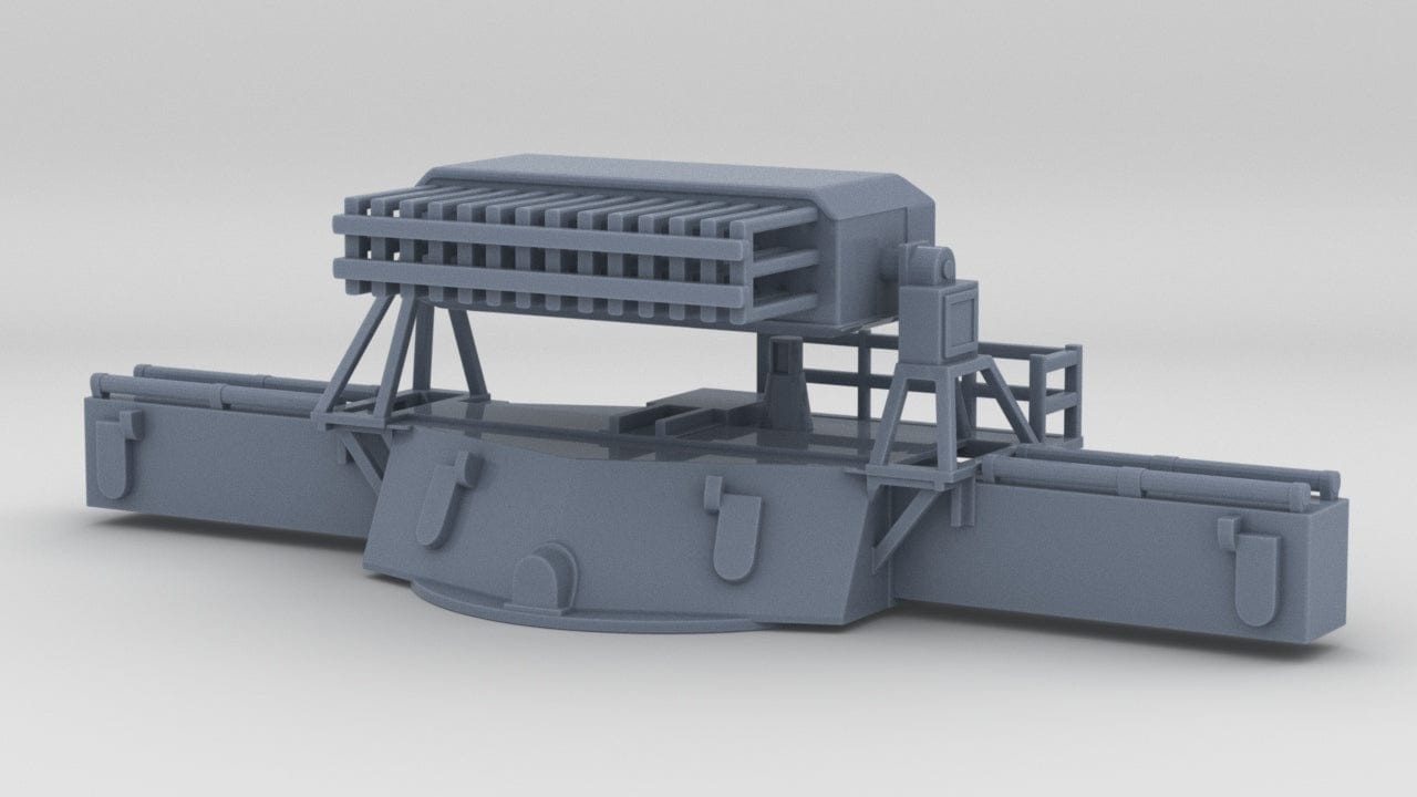 1/200 USN Mk38 Gun Director w/ Mk8 Radar - distefan 3d print