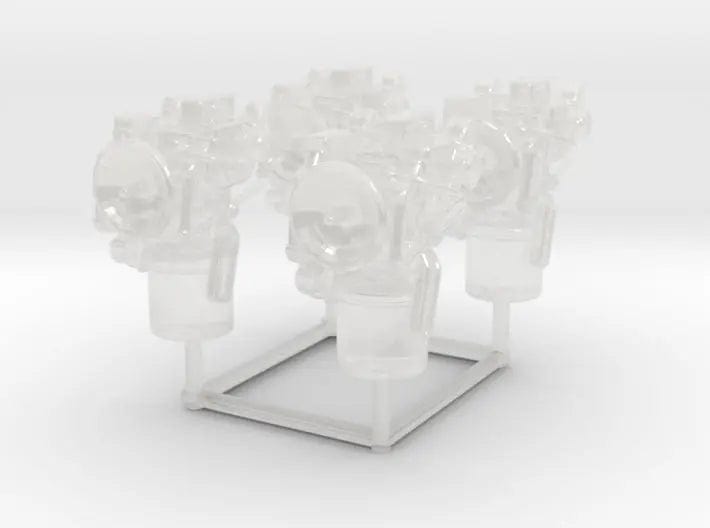 1/200 USN Mk57 director set 4pcs - distefan 3d print