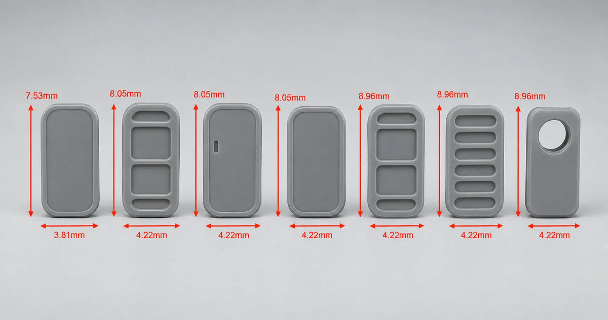 1/200 USN Watertight Doors w/o Handles Set (42pcs) - distefan 3d print – alternate view