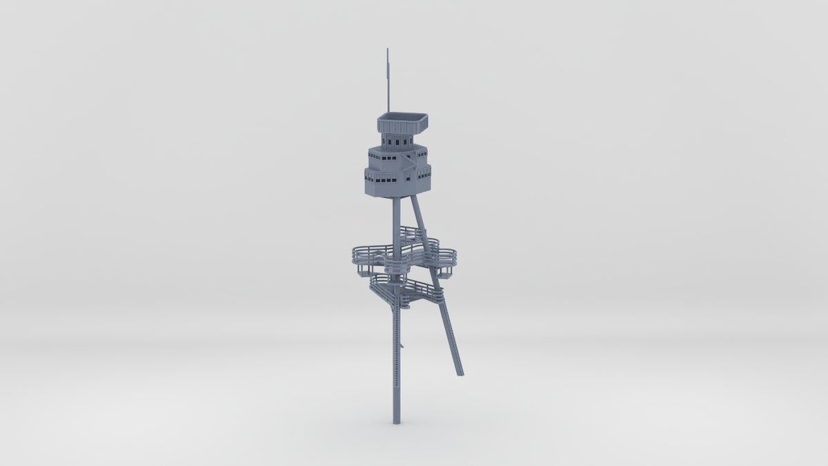 1/200 USS Arizona BB-39 Mainmast Aft Fighting Top - distefan 3d print