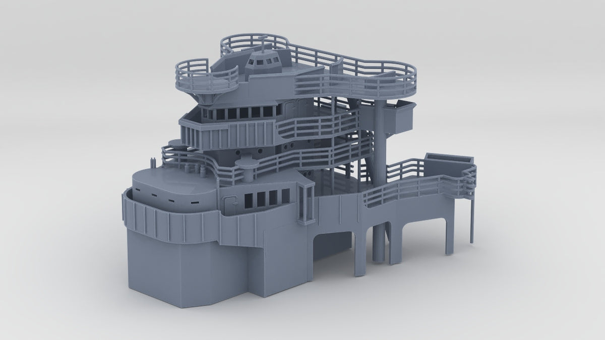 1/200 USS Arizona BB-39 Superstructure Bridge - distefan 3d print