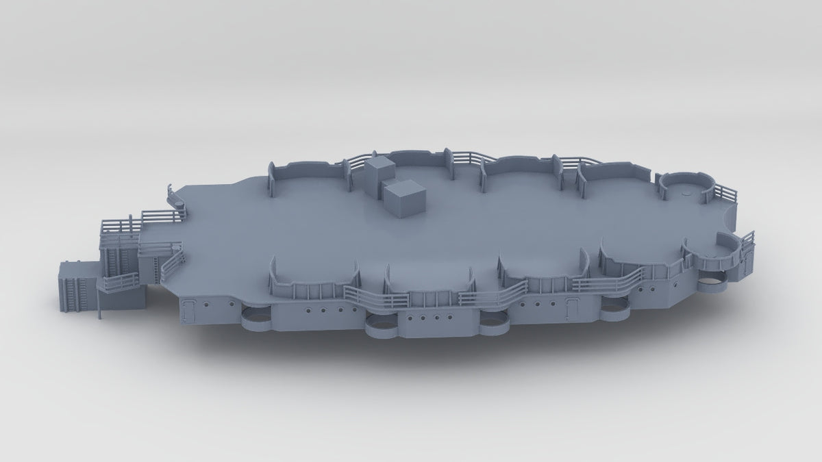 1/200 USS Arizona BB-39 Superstructure Deck 1 - distefan 3d print
