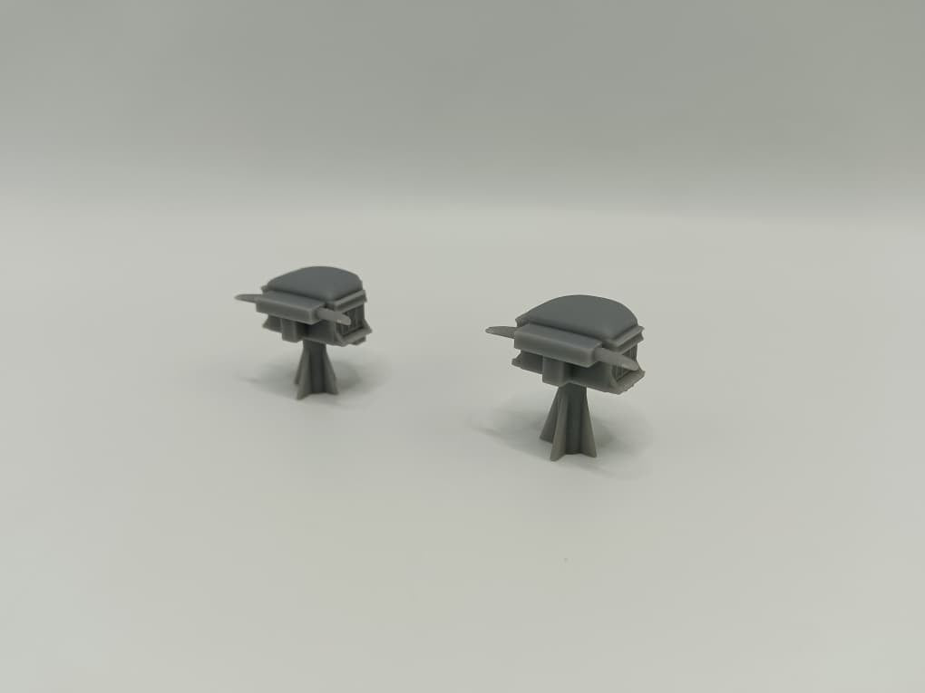 1/200 USS Enterprise CV-6 Directors Set (2pcs) - distefan 3d print – alternate view