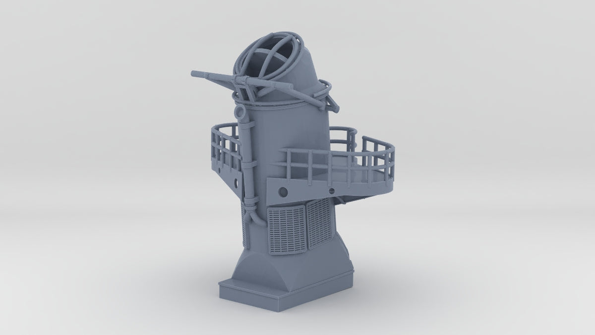 1/200 USS Fletcher Funnel 2 Mk51 Platform (Lifeline Variant) - distefan 3d print