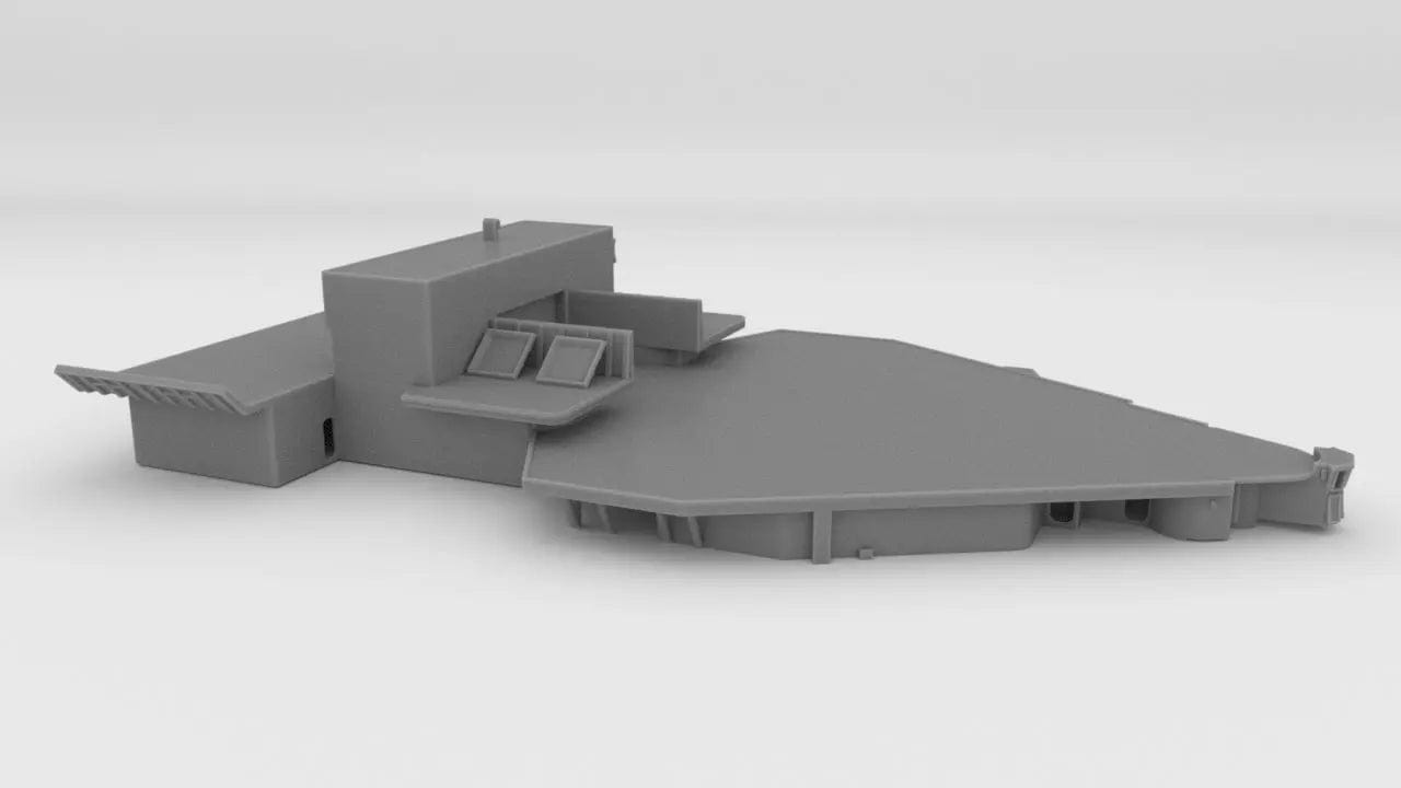 1/200 USS Iowa '84 Aft Deck 3 - distefan 3d print