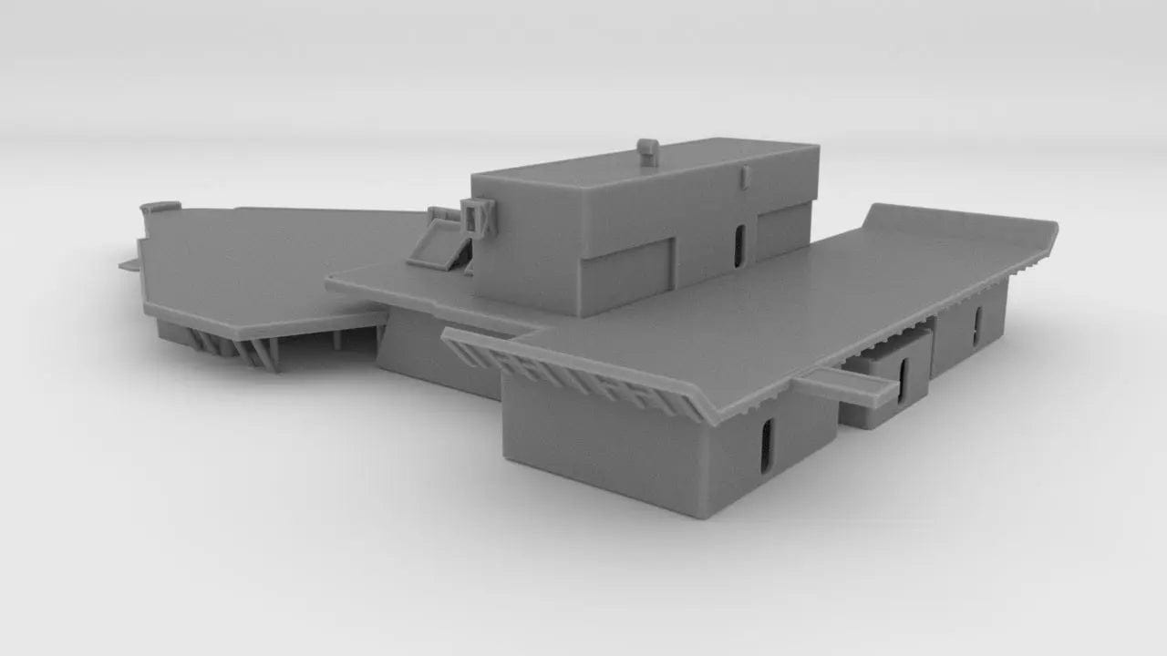 1/200 USS Iowa '84 Aft Deck 3 - distefan 3d print