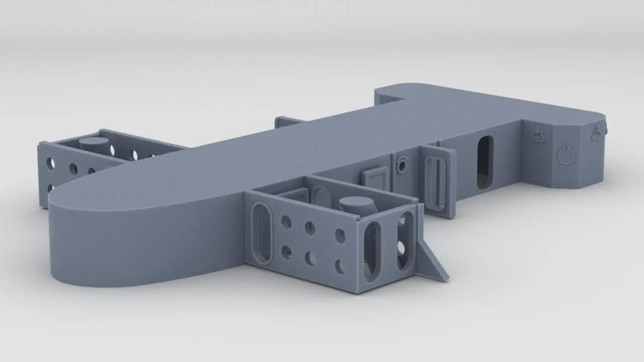 1/200 USS Iowa '84 Forward Deck 4 (Below Funnel) - distefan 3d print