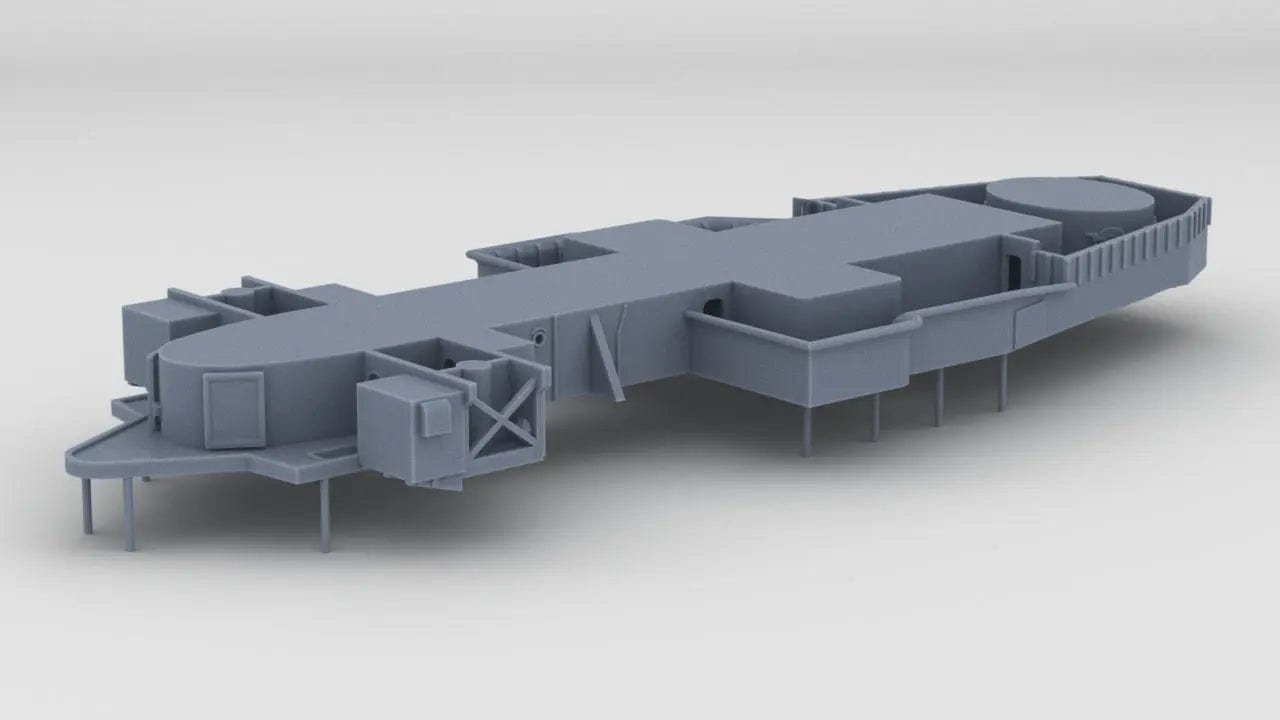 1/200 USS Iowa '84 Forward Deck 5 - distefan 3d print