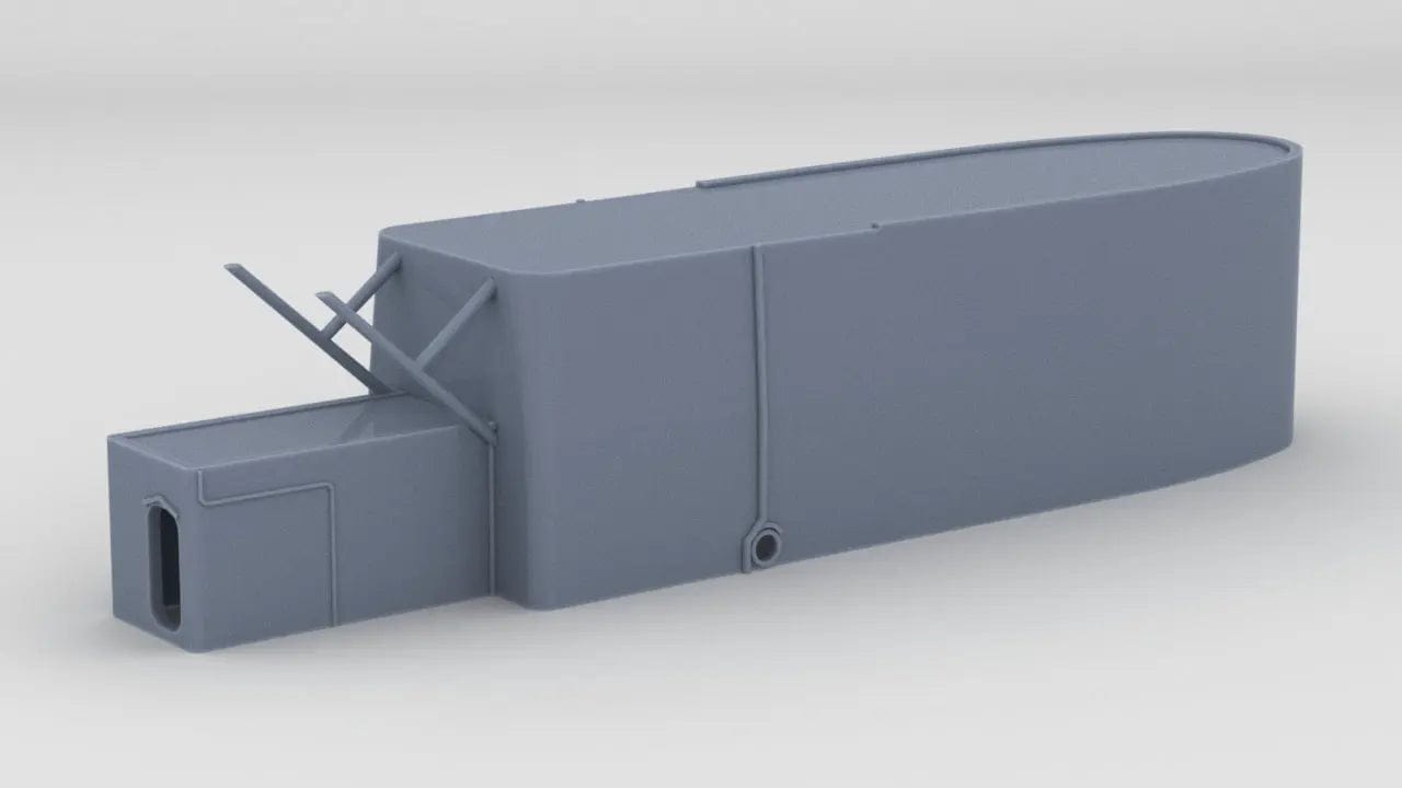 1/200 USS Iowa '84 Forward Deck 7 - distefan 3d print