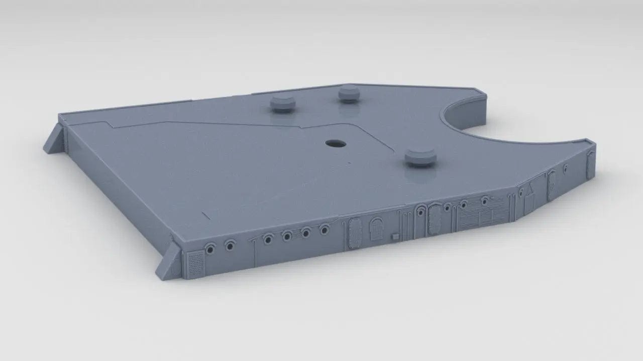 1/200 USS Iowa BB-61 Forward Structure Deck 1 - distefan 3d print