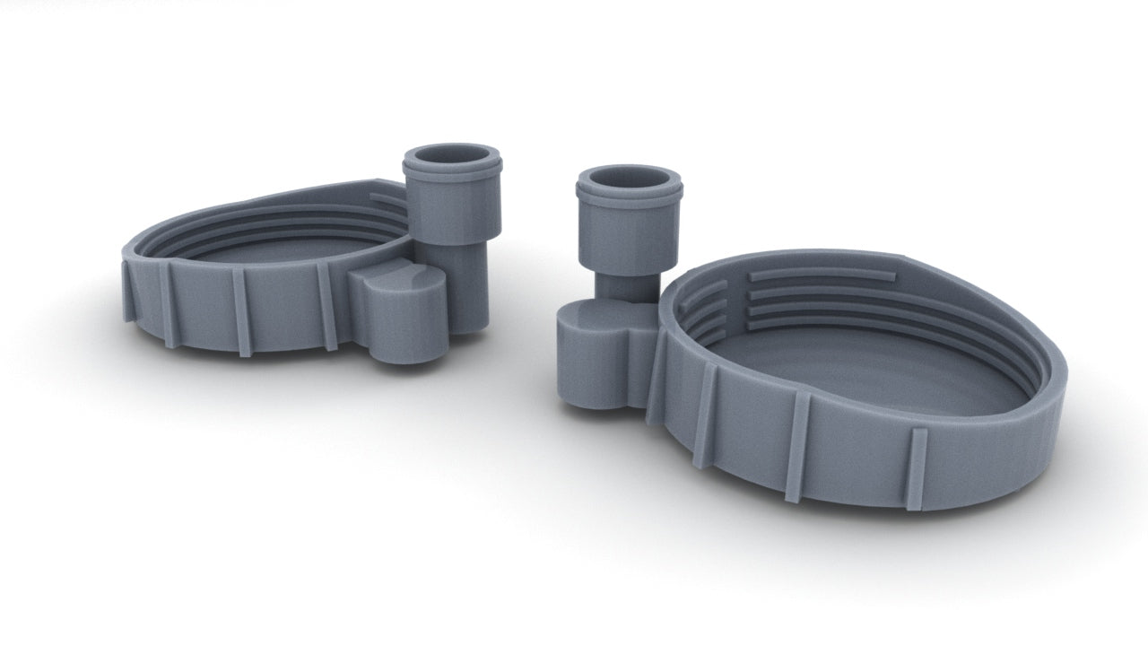 1/200 USS Missouri (BB-63) Deck 1 Forward 40mm Tubs Set Resin3Dinteractive