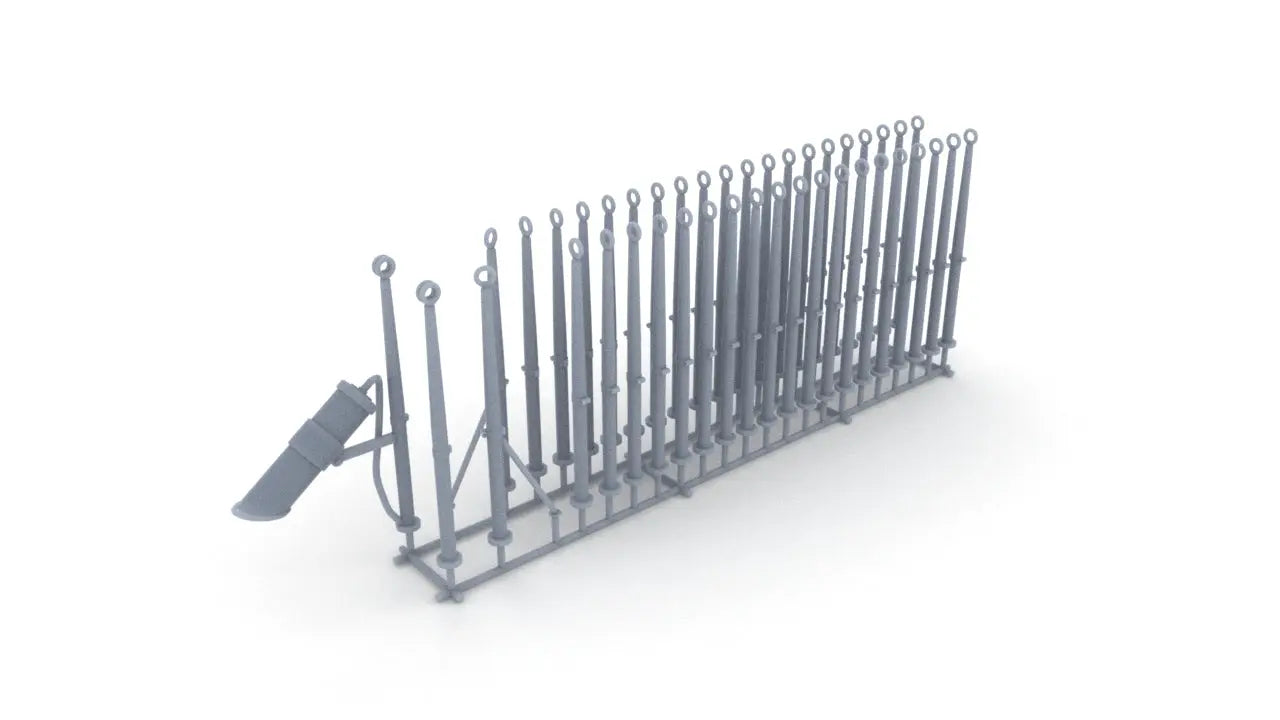 1/24 DKM Schnellboot Hull Handrails Set 3dspro