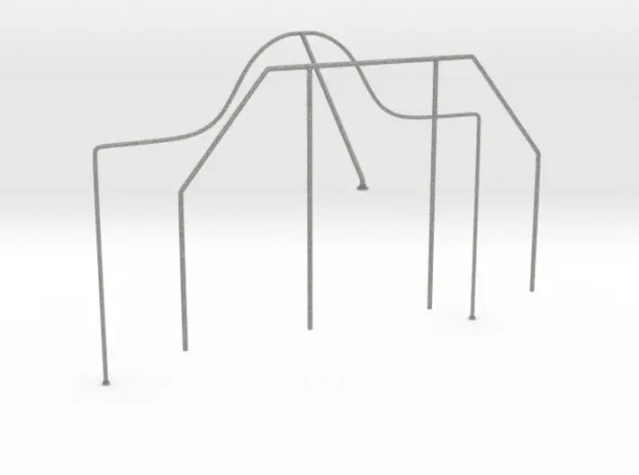1/24 DKM Schnellboot amidship railing set - distefan 3d print