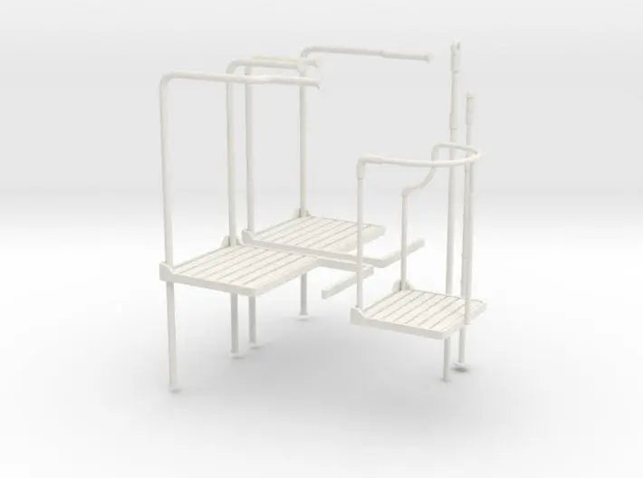 1/24 DKM Schnellboot bridge railings - distefan 3d print