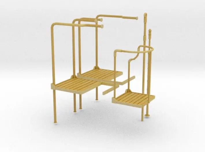 1/24 DKM Schnellboot bridge railings - distefan 3d print