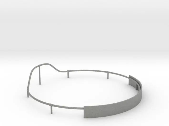 1/24 DKM Schnellboot railing 20mm bow - distefan 3d print