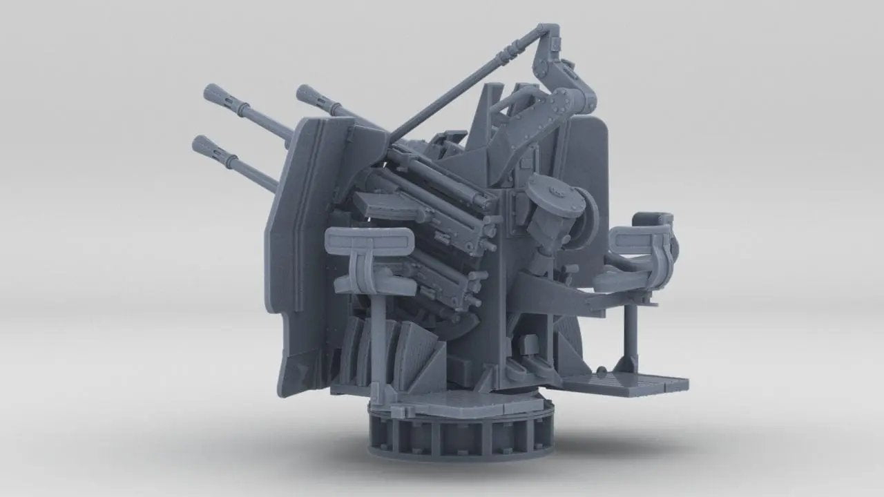 1/24 DKM U-Boot Flak 20mm-MG-C/38 Quadruple - distefan 3d print