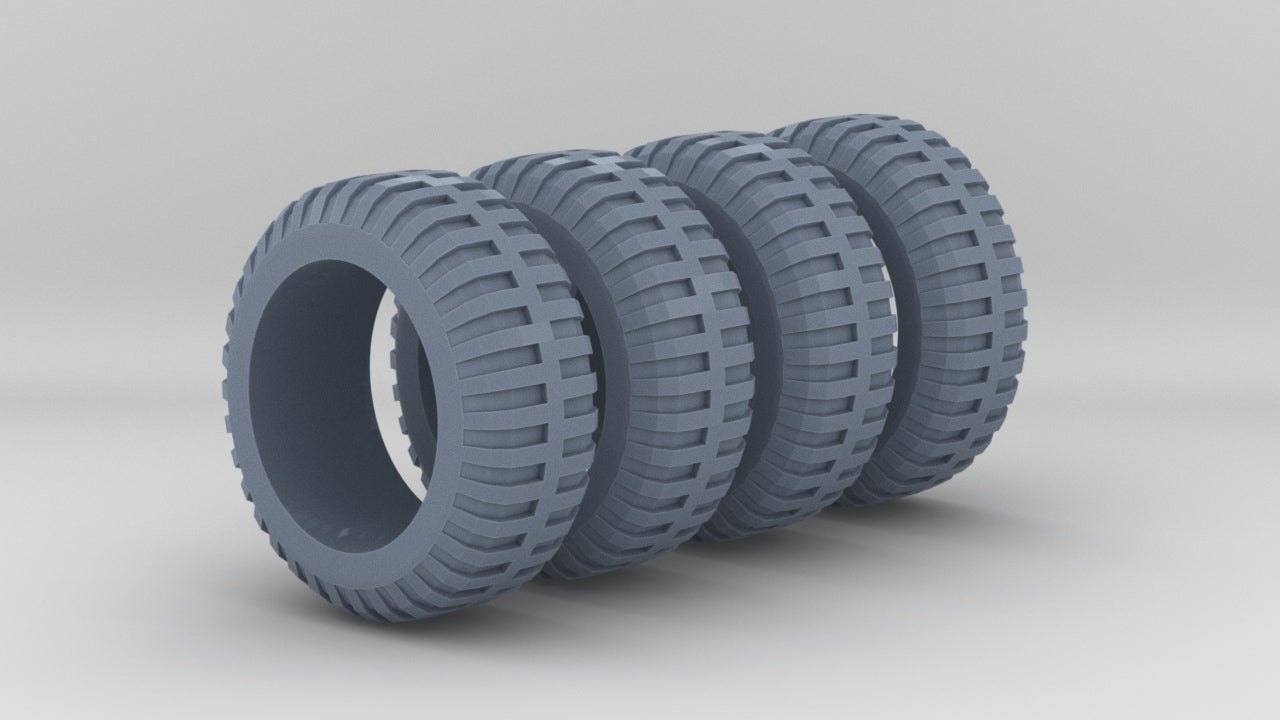 1/24 Hydra Schmidt Roadster Tire Rear Set (4pcs) Protosoon