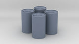 1/24 USN 300lb Depth Charges Mk6 Set (4pcs)