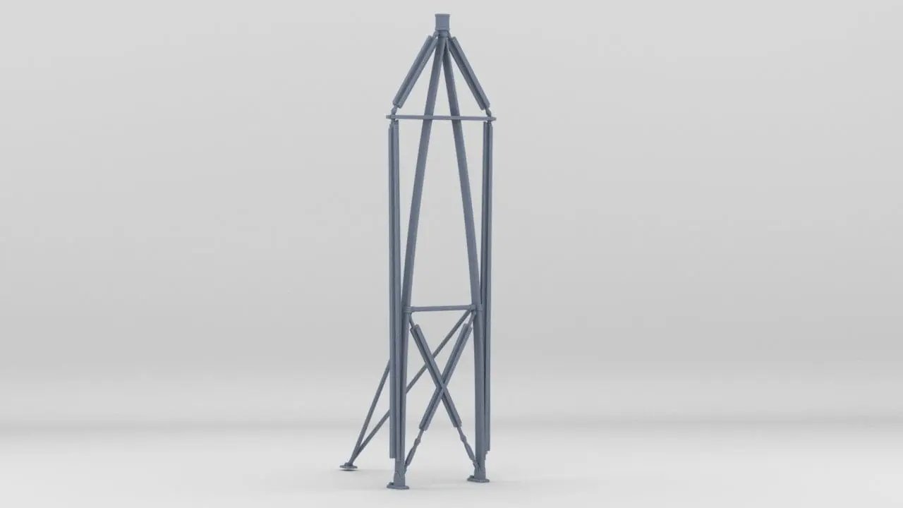 1/24 USN PT Boat 109 Main Mast - distefan 3d print