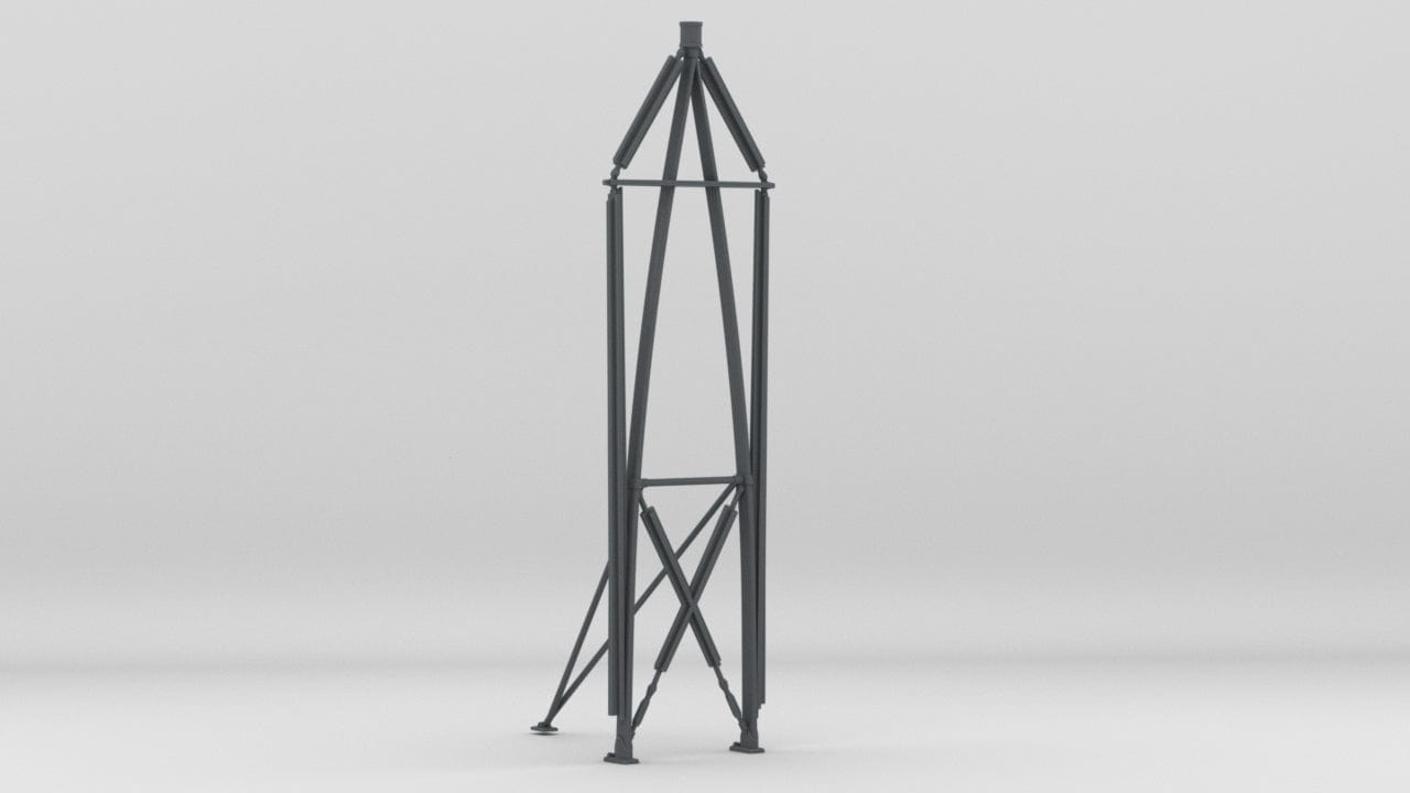 1/24 USN PT Boat 109 Main Mast - distefan 3d print