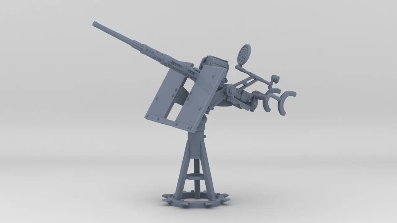 1/24 USN Single 20mm Oerlikon Mk10 Elevated - distefan 3d print