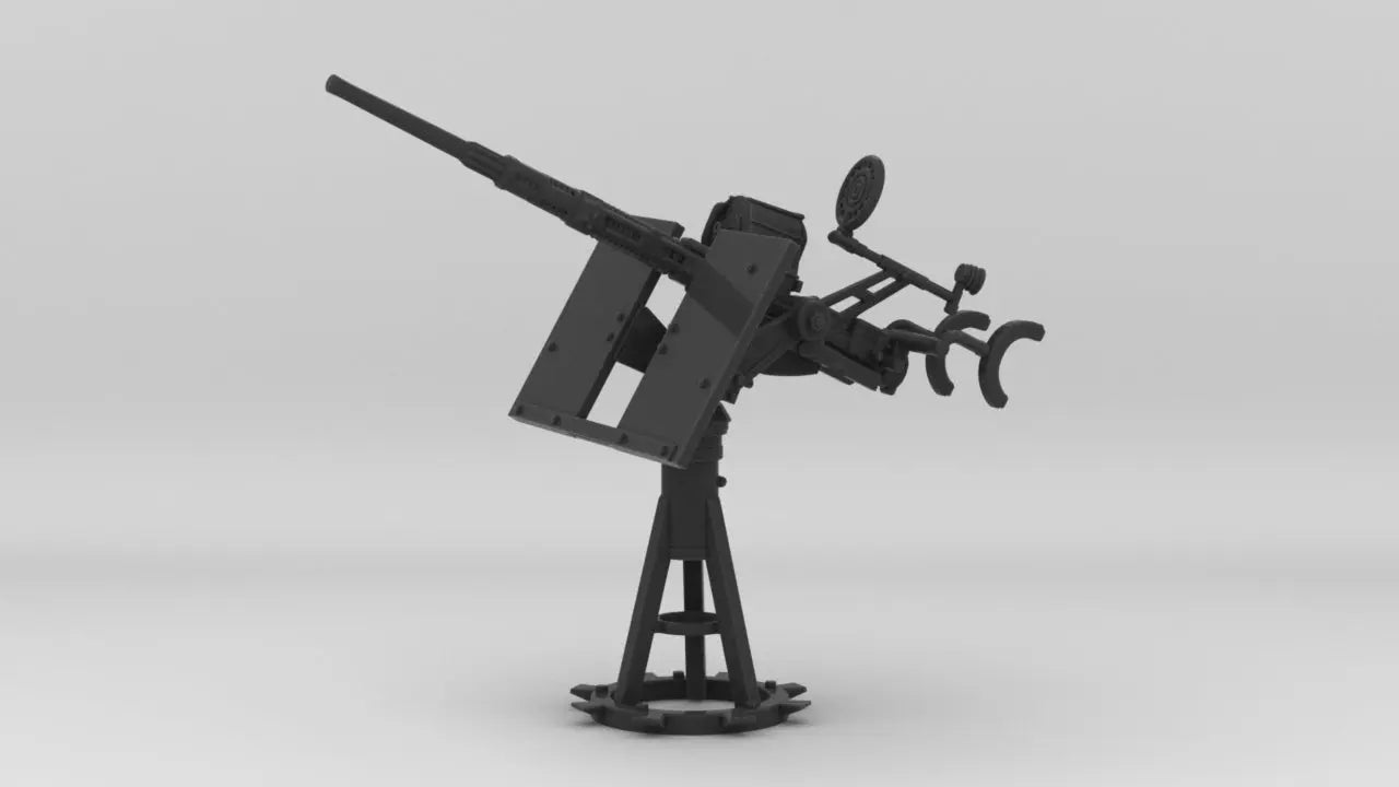 1/24 USN Single 20mm Oerlikon Mk10 Elevated - distefan 3d print