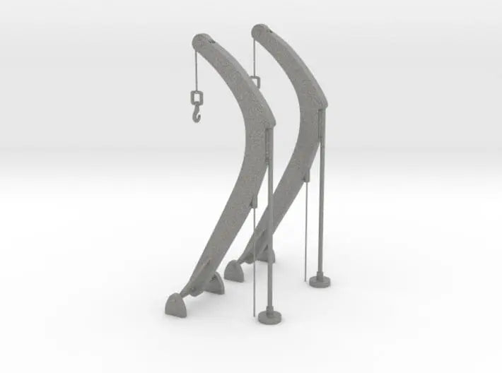 1/24 USN davits for motor whaleboat - distefan 3d print